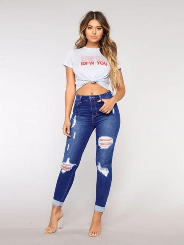 Women's Jagger Ripped Skinny Jeans