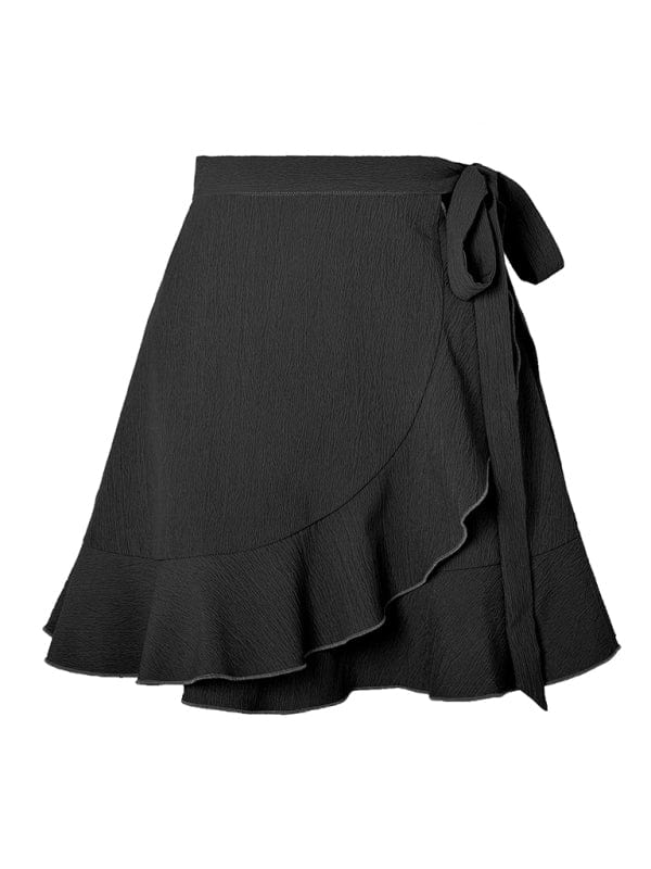 Wrap-Around Skirt with Tie