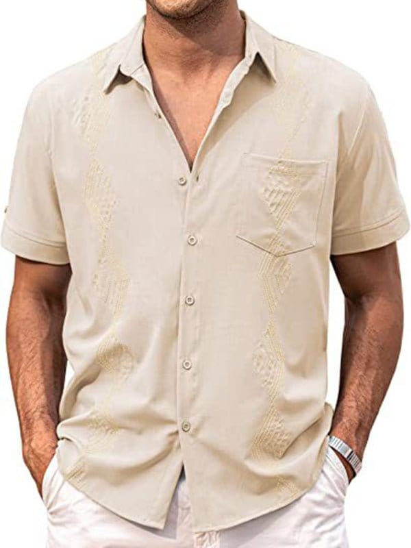 Yacht Club Beach Shirt Khaki / M